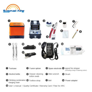 FUSIONADORA DE FIBRAS OPTICAS SIGNALFIRE MOD. AI-10 CON ACCESORIOS