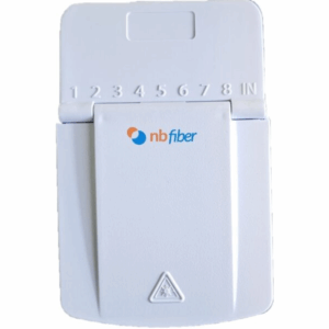 Caja Indoor FTTH completa con 8 adaptadores SC/APC + Splitter 1x8 PLC