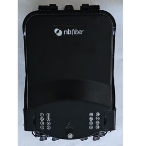 Caja HUB Precon FTTH 16 puertos c/splitter 1X8 y accesorios de montaje