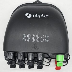 Caja Precon FTTH 10 puertos 70/30 c/acesorios de montaje