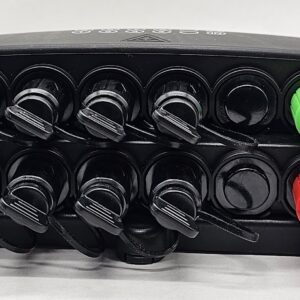 Caja Precon FTTH 10 puertos 70/30 c/acesorios de montaje