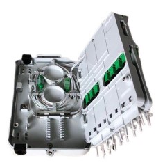 Caja Precon FTTH, 16 FO, Incluye 16 adaptadores SC/APC